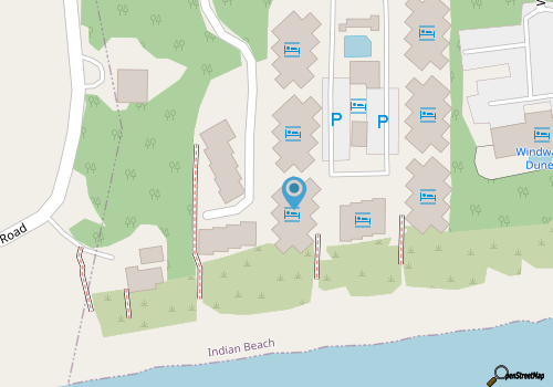 Colony by the Sea 110 2BR/2BA Oceanfront Condo | Family-Friendly Complex map location