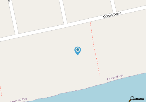 Park Place, Oceanfront House in Emerald Isle, NC! map location