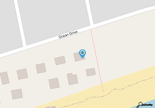 Emerald Isle Escape - New, Completely Renovated Oceanfront Duplex map location