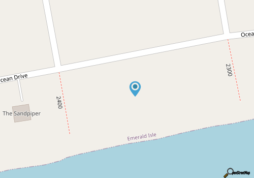Oceanfront 4BR Cottage w/ Sunroom and covered porch for the best views map location