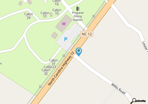 Frisco Woods Campground map location