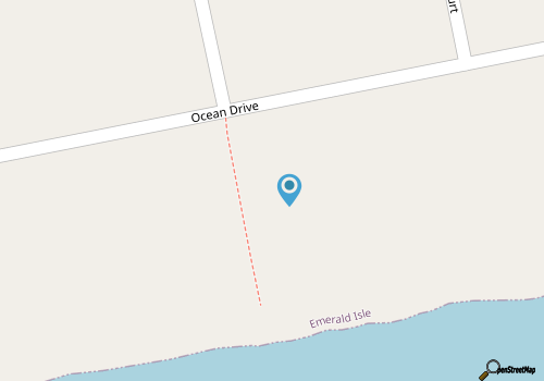 Glasshouse West, Oceanfront Duplex in Emerald Isle, NC! map location