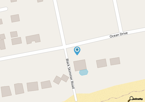 Charming 2-bedroom Oceanside apartment in the heart of Emerald Isle map location