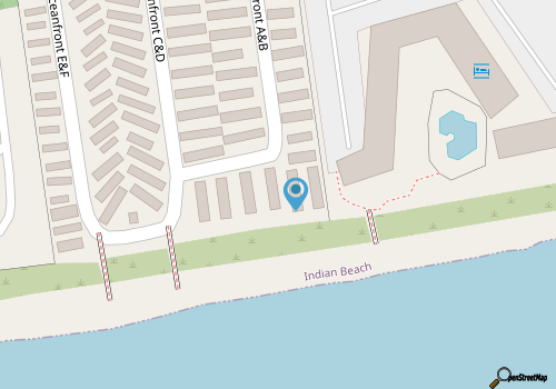 Summer Winds C-325: 4BR, 2.5BA, Oceanfront Condo map location
