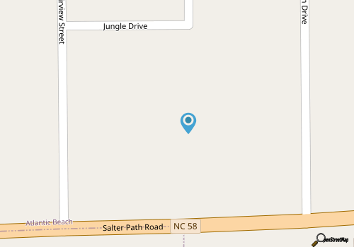 Seaside Villas 18, Oceanview Duplex in Atlantic Beach, NC! map location