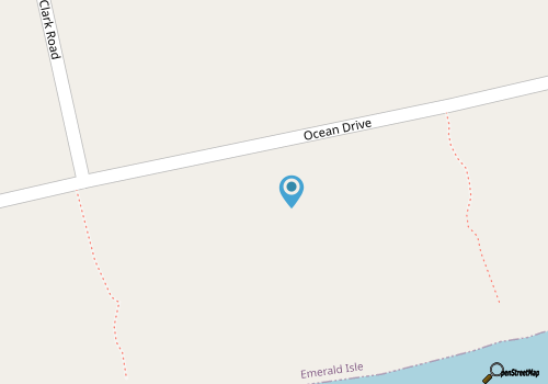 Second row, ocean view duplex w/ easy beach access map location