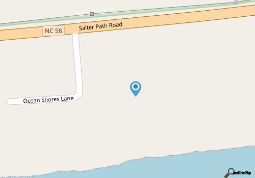 Beautiful oceanfront condo in the heart of Pine Knoll Shores with pool map location
