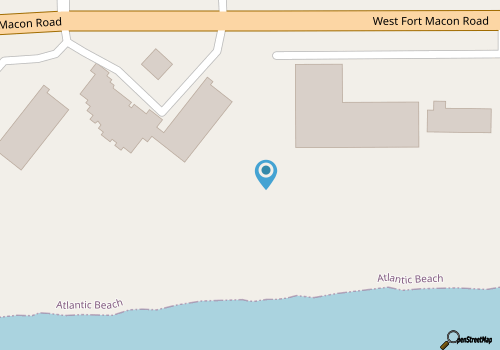 Island Beach Racquet Club 303A, Oceanfront Condo in Atlantic Beach, NC! map location