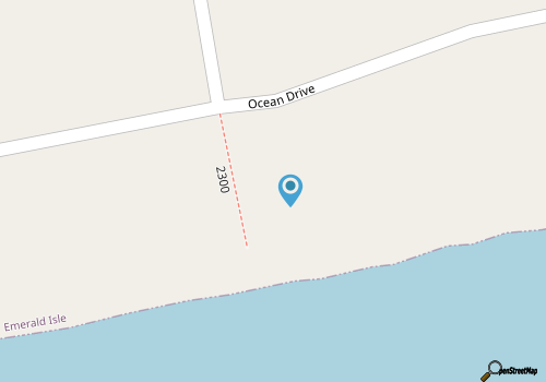 Oceanfront living with private beach access map location