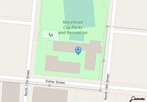 Morehead City Recreation Center map location