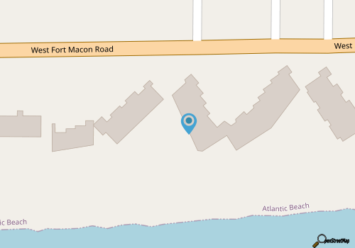 Oceanfront condo with 3 shared pools, 2 seaside balconies, and sound side dock.  map location