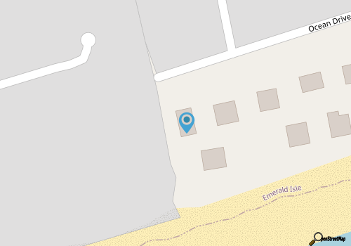 Footprints West, Oceanfront Duplex in Emerald Isle, NC! map location
