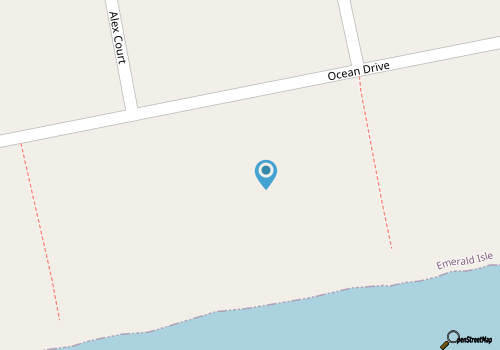 Surf's up, Oceanfront Home in Emerald Isle, NC! map location