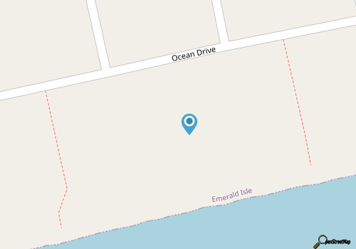 Lazy Days, Oceanfront House in Emerald Isle, NC! map location