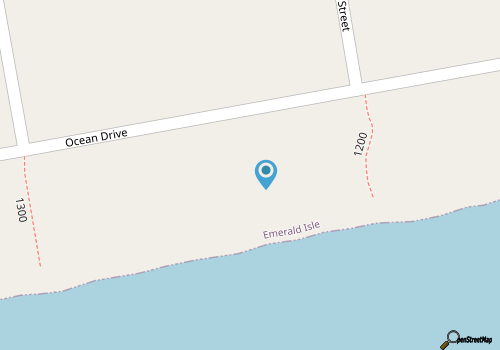 Shady Shack West a 3 BR Oceanfront Duplex with Unobstructed Ocean Views map location
