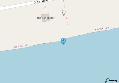Ocean Reef 14-A1, Almost Oceanfront Condo in Emerald Isle, NC! map location