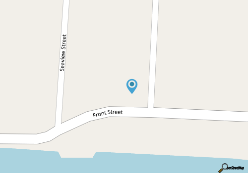 Dog-friendly cottage across from the water in a walkable neighborhood map location