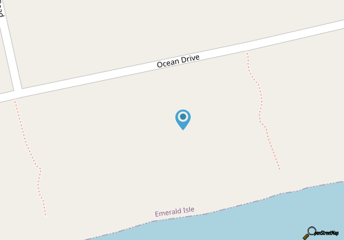Gone With The Waves, Oceanfront House in Emerald Isle, NC! map location