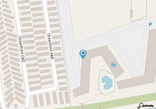 Summer Winds C-120, Oceanfront Condo in Indian Beach, NC! map location