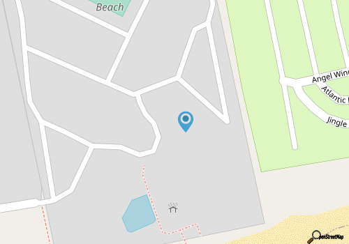 Emerald Isle Oceanfront Condo at Pebble Beach. 3BR, 2BA. map location