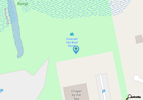 UPDATED Sea-renity WEST near boat ramp map location