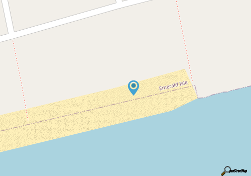 Shamrock, Oceanfront House in Emerald Isle, NC! map location
