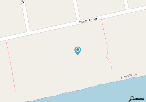 Okeanos - Oceanfront Wonder! 8BR, 7.5BA - Emerald Isle map location