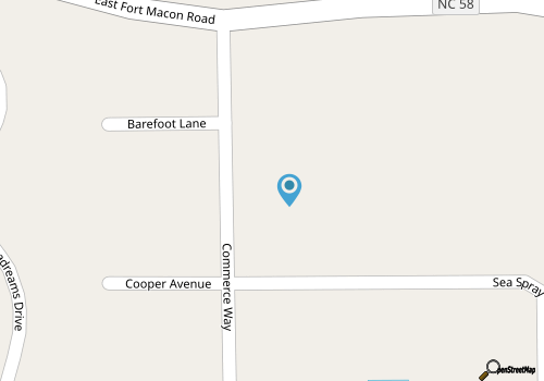 Walk to Beach: Ocean-View Atlantic Beach Condo! map location