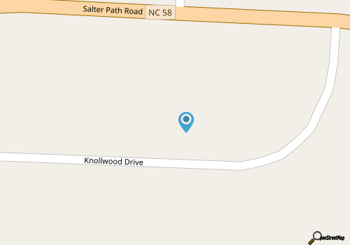 Suncatcher, Almost Oceanfront House in Pine Knoll Shores, NC! map location