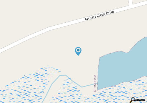 Creekfront 4 BR cottage on beautiful Archers Creek - Pool, Dock, Amazing Views map location
