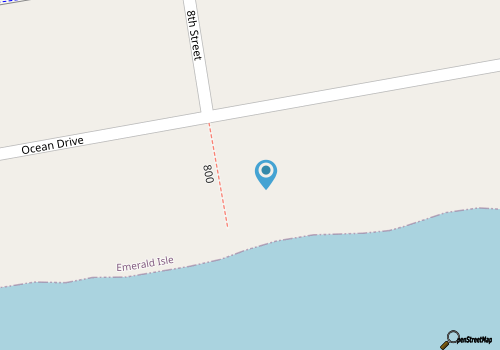 Shore 'Nuff, Oceanfront House in Emerald Isle, NC! map location