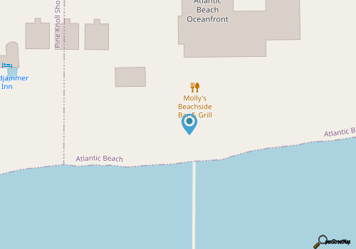 Ocean-side condominium with pool and private beach access map location