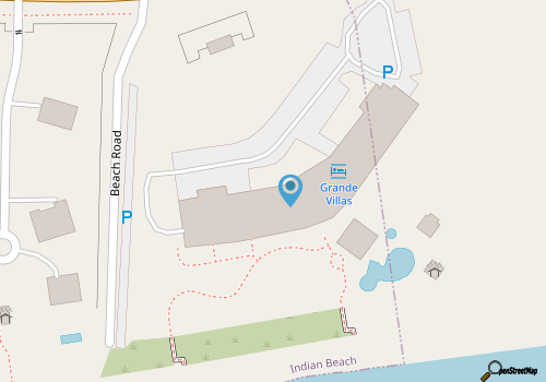 Beautiful Oceanfront, 6th Floor Villa at Grande Villas Resort map location