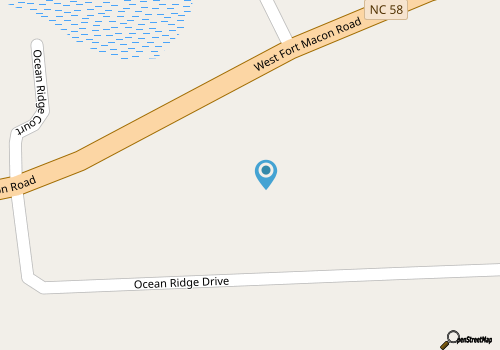 Oceanside Home with Elevator in Atlantic Beach, NC! (Once Upon a Tide) map location