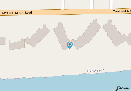 Modern waterfront gem with pools, direct beach access, WiFi & balcony map location