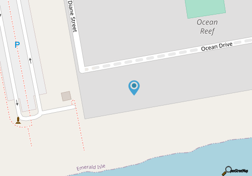 Ocean Reef 9-B1, Oceanfront Condo in Emerald Isle, NC! map location