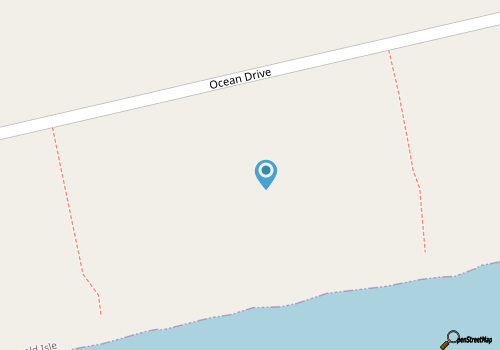 Oceanfront home with stunning views, designed for comfort map location