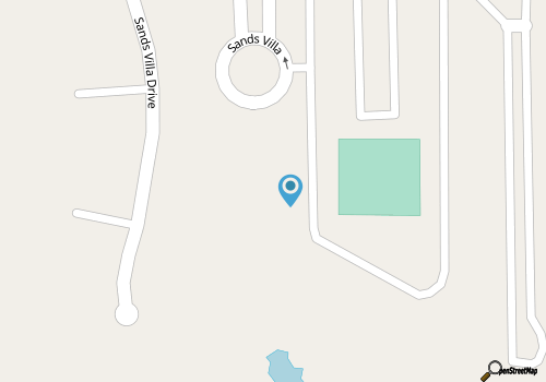 Ocean front Sands Villa, boat parking, indoor + outdoor pools  map location