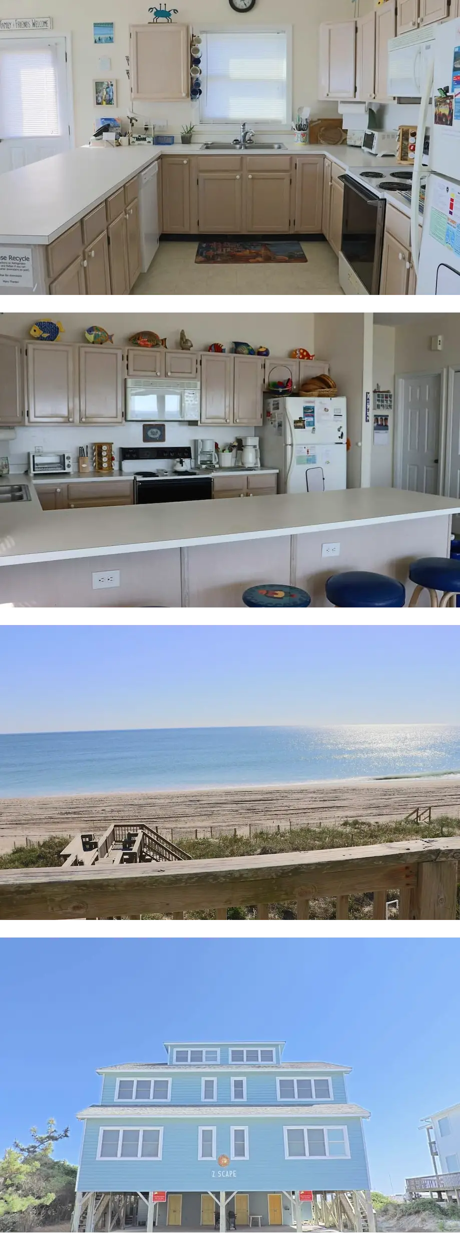 Dog-friendly oceanfront duplex. Rent bot...
