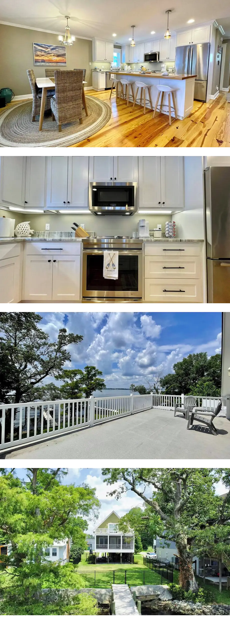New, modern coastal home with private do...