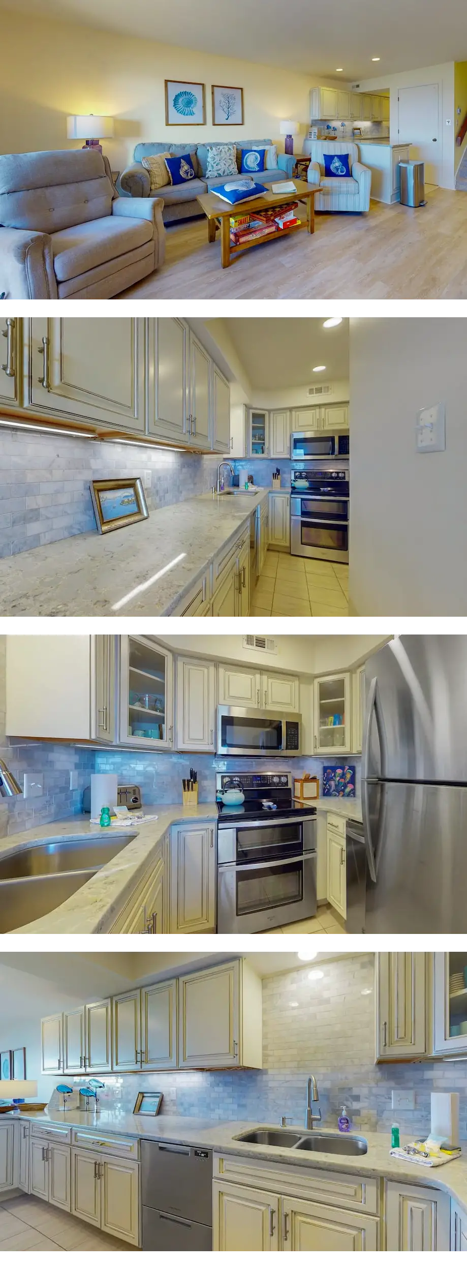 Multi-level, oceanfront condo with WiFi,...