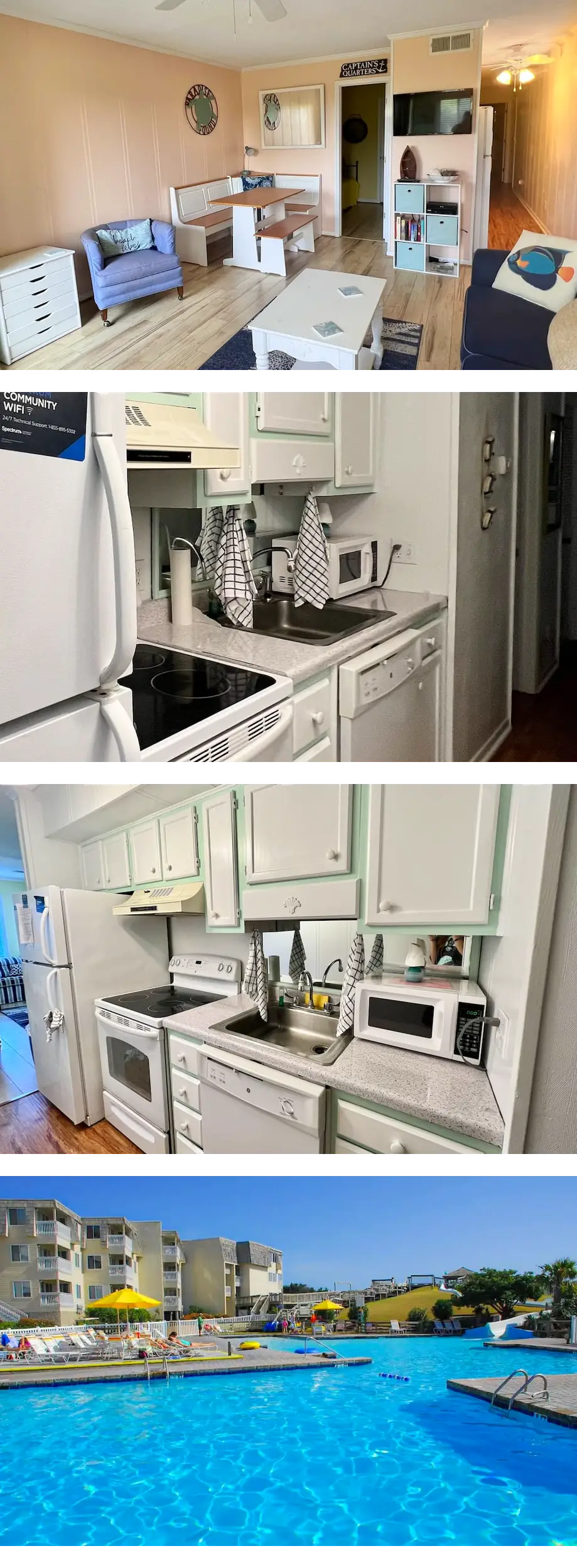 First-Floor, Oceanfront Condo with WiFi ...