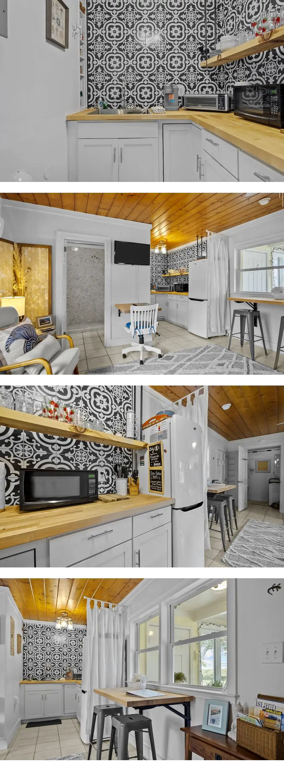 Cozy soundside studio with pool.